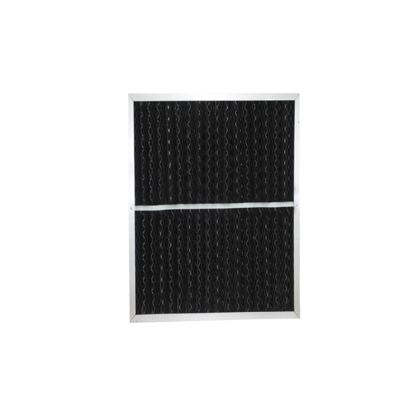 Plate type activated carbon filter