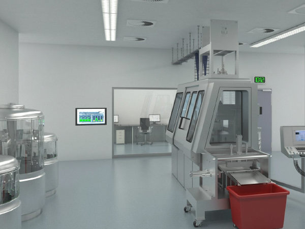 Dust-free workshop for food factories